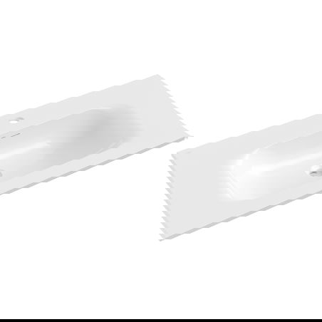 Mexen Vela įleidžiamas į stalviršį praustuvas 91 x 46,5 cm, blizgi balta - 25239000