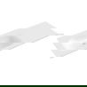 Mexen Vela įlenkiama kriauklė kairėje 121 x 46,5 cm, balta blizgi - 25231200L