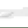 Mexen Vela įleidžiamas į stalviršį dešinysis praustuvas 141 x 46,5 cm, blizgus baltas - 25231400P