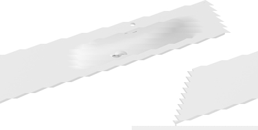 Mexen Vela įleidžiamoji kriauklė, dešinė, 141 x 46,5 cm, balta matinė - 25231401P