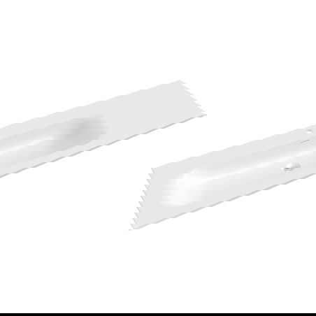 Mexen Vela įleidžiamas į stalviršį kairysis praustuvas 161 x 46,5 cm, blizgi balta - 25231600L