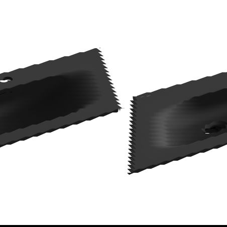 Mexen Vela praustuvas įmontuojamas į stalviršį 61 x 46,5 cm, juodai matinė - 25236071