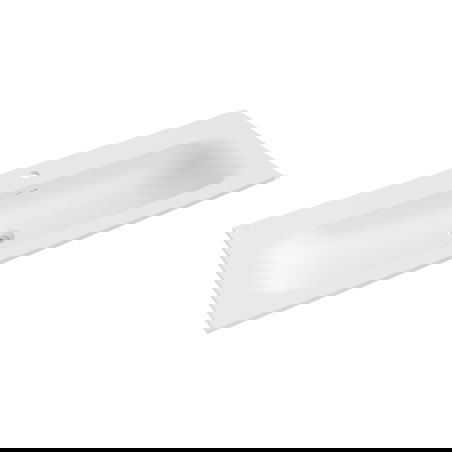 Mexen Vela praustuvė įleidžiama į stalviršį 121 x 46,5 cm, balta matinė - 25231201