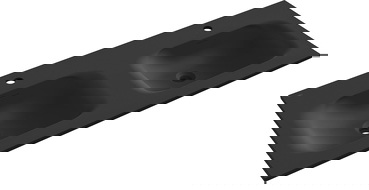 Mexen Vela įleidžiamas dvigubas praustuvas 121 x 46,5 cm, juodas matinis - 25231271D