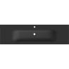 Mexen Vela įmontuojamas praustuvas 161 x 46,5 cm, juodas matinis - 25231671