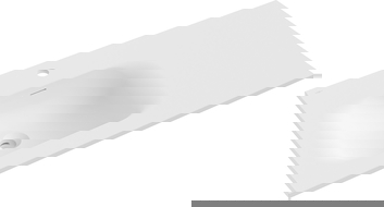 Mexen Vela įleidžiama į stalviršį kairė 91 x 46,5 cm, balta matinė - 25239001L