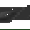 Mexen Vela įleidžiamas stalviršyje praustuvas dešinys 91 x 46,5 cm, juodas matinis - 25239071P