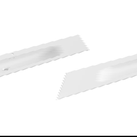 Mexen Vela įleidžiamas praustuvas 161 x 46,5 cm, baltas matinis - 25231601