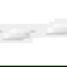 Mexen Vela dviguba įleidžiama į stalviršį kriauklė 161 x 46,5 cm, balta matinė - 25231601D
