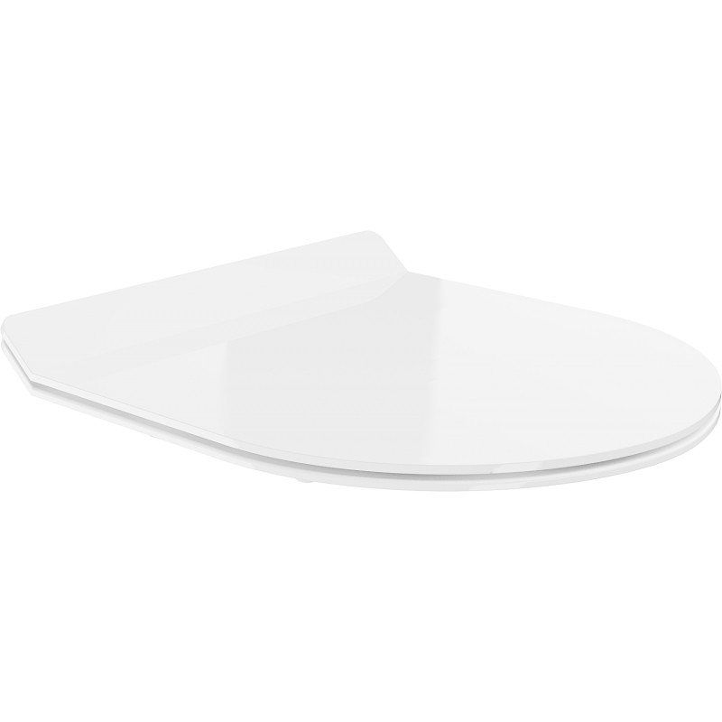 Mexen plona nuleidžiama plona sėdynė, duroplast, blizgi balta - 39010100