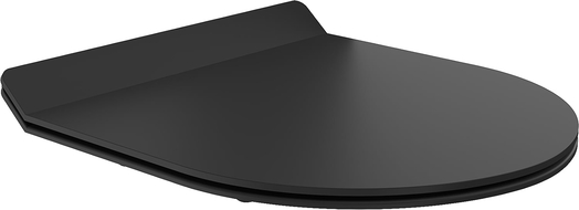 Mexen lėtai užsidaranti plona sėdynė, duroplast, juoda matinė - 39010185