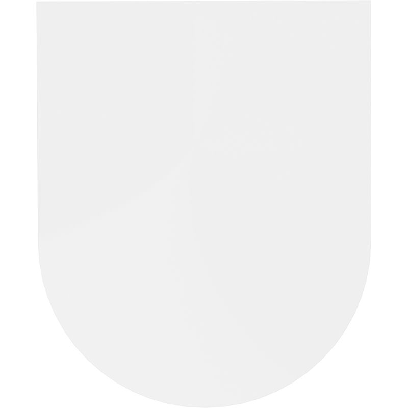 Mexen lėtai nusileidžianti tvirta duroplasto dangtelis, baltas blizgus - 39020100
