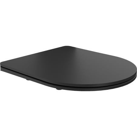 Mexen lėtai nusileidžianti slim tipo sėdynė, Duroplastas, Juoda - 39100185