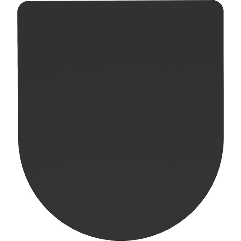 Mexen lėtai nusileidžiantis plonas dangtis, duroplastikas, juodas matinis - 39100185