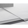 Mexen Line-B nuskleistas grindjuostis 120 cm dešinė, nerūdijantis plienas - 181001120R