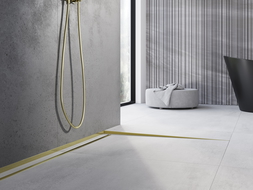 Mexen Line-B grindų nuolydžio juosta 120 cm dešinė, auksinė - 185001120R