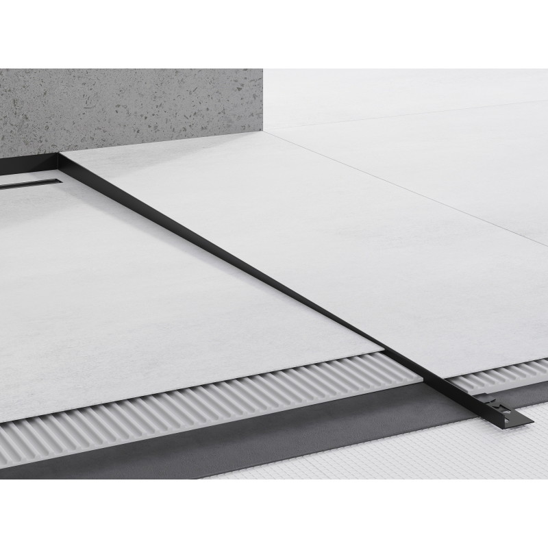 Mexen Line-B nuolydžio grindų juosta 120 cm dešinė, juoda - 187001120R