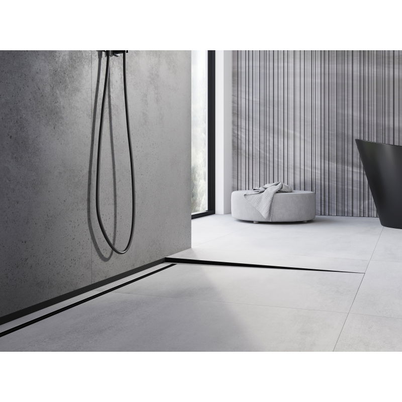 Mexen Line-B grindų nuolydžio juosta 120 cm dešinė, juoda - 187001120R