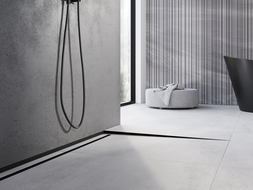 Mexen Line-B grindų nuolydžio juostelė dešinė 120 cm, juoda - 187001120R
