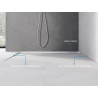 Mexen Line-B nuožulni grindų juosta 120 cm kairė, nerūdijantis plienas - 181001120L
