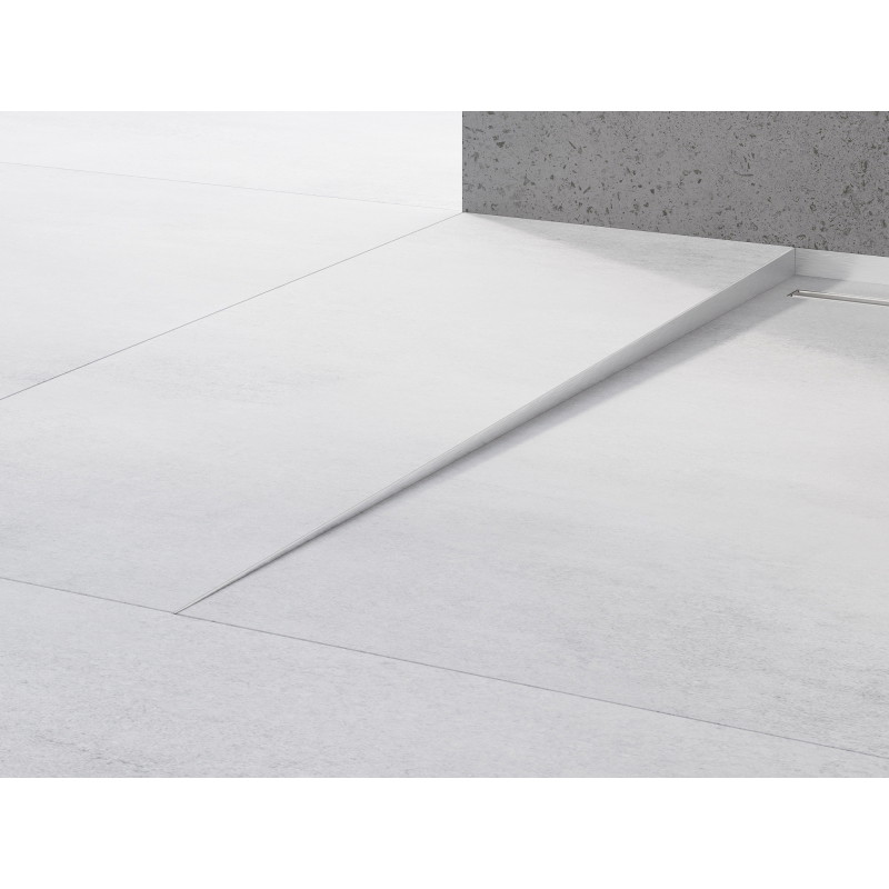 Mexen Line-B nuožulni grindų juosta 120 cm kairė, nerūdijantis plienas - 181001120L