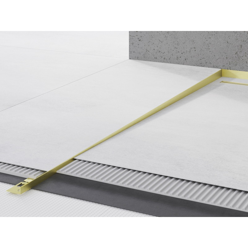 Mexen Line-B grindų nuolydžio juosta kairė 120 cm, auksas šlifuotas - 185501120L