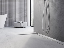 Mexen Line-B grindų nuolydžio juosta 180 cm kairė, inox - 181001180L
