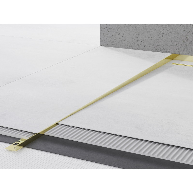 Mexen Line-B grindų nuolydžio juosta 180 cm kairė, auksinė - 185001180L