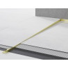 Mexen Line-B nuolydinė grindų juosta 180 cm kairė, auksinė šlifuota - 185501180L