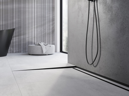 Mexen Line-B 180 cm kairinė grindų juosta, juoda - 187001180L