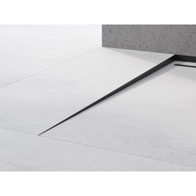 Mexen Line-B 180 cm kairinė grindų juosta, juoda - 187001180L