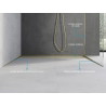 Mexen Line-B 120 cm kairinis apvadinis glaustinis kairinis, auksinis - 185002120L