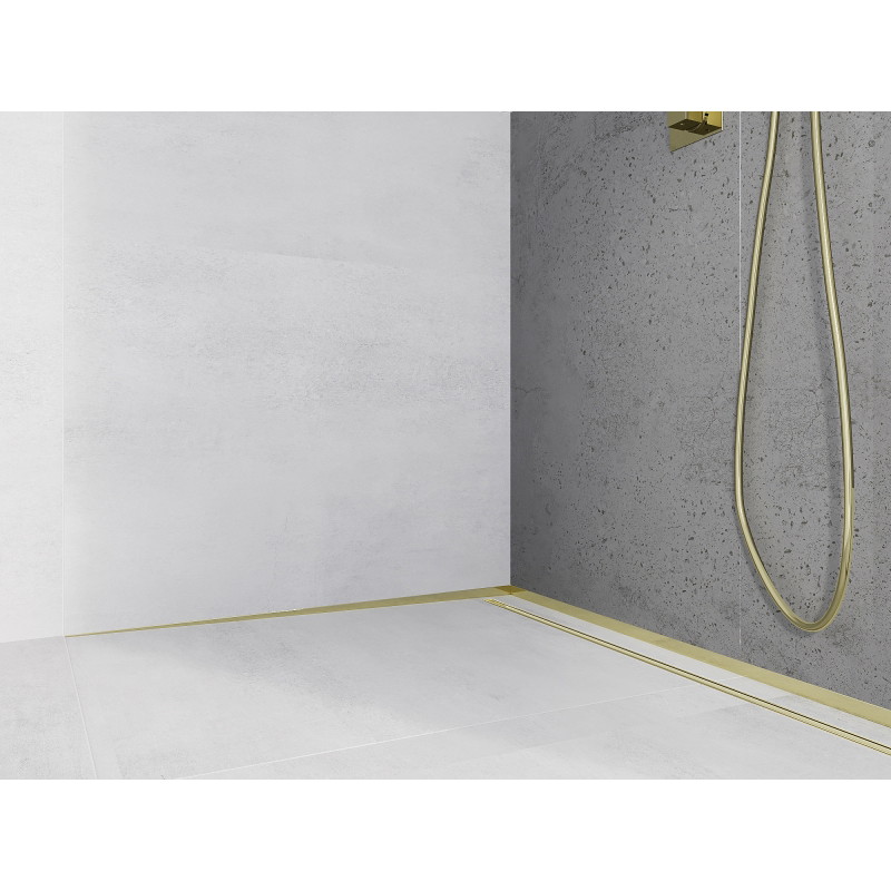 Mexen Line-B 120 cm kairinis apvadinis glaustinis kairinis, auksinis - 185002120L