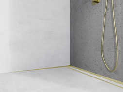 Mexen Line-B sieninė nuolydžio juosta 120 cm kairė, auksinė - 185002120L