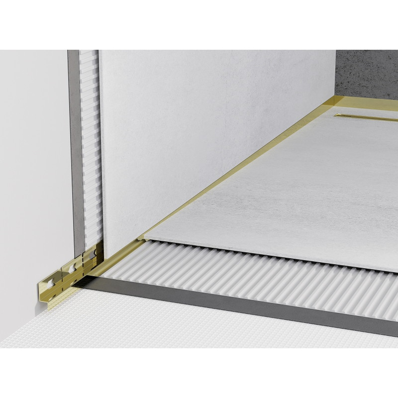 Mexen Line-B 120 cm kairinis apvadinis glaustinis kairinis, auksinis - 185002120L