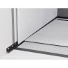 Mexen Line-B prie sienos esantis nuolydžio juosta 120 cm kairė, juoda - 187002120L