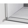 Mexen Line-B sieninė nuolydžio juosta 180 cm kairė, inox - 181002180L