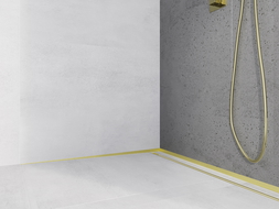 Mexen Line-B sieninis pasvirusi juosta 180 cm kairė, auksinė šlifuota - 185502180L