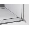 Mexen Line-B sieninė nuolydžio juosta 120 cm dešinė, nerūdijantis plienas - 181002120R