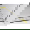 Mexen Line-B nuolydžio juosta prie sienos 120 cm dešinė, auksinė šlifuota - 185502120R