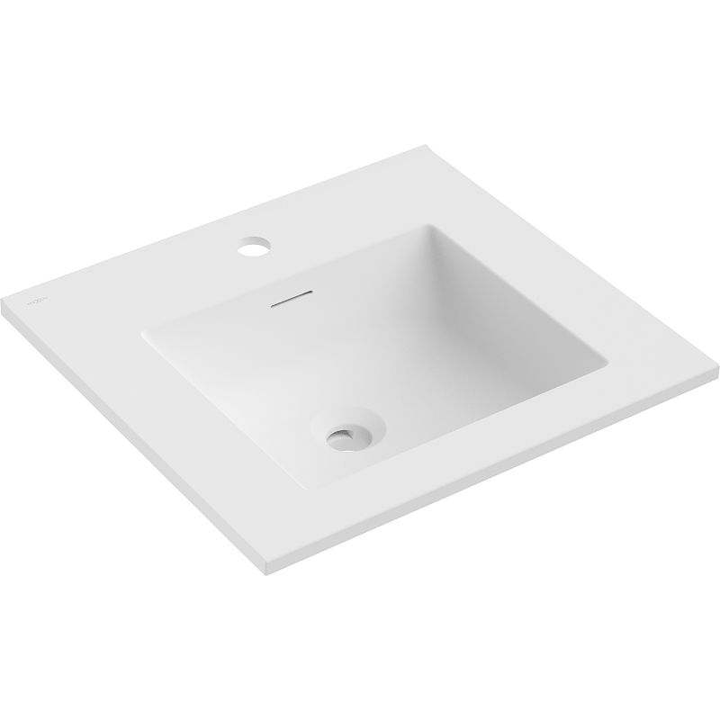 Mexen Otis įmontuojamas praustuvas 51 x 46,5 cm, baltas matinis - 25185001