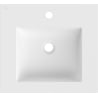 Mexen Otis, įmontuojamas į stalviršį praustuvas 51 x 46,5 cm, baltas matinis - 25185001