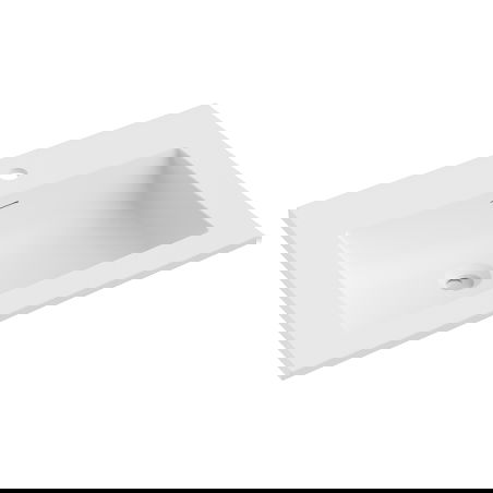 Mexen Otis kriauklė montuojama stalviršyje 61 x 46,5 cm, balta matinė - 25186001