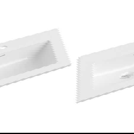 Mexen Otis įmontuojamas praustuvas 61 x 46,5 cm, baltas blizgus - 25186000