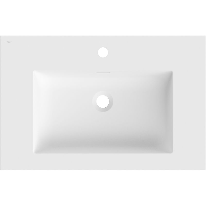 Mexen Otis įmontuojamas praustuvas 71 x 46,5 cm, baltas matinis - 25187001