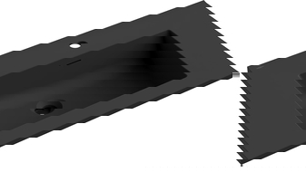 Mexen Otis į stalviršį įleidžiama praustuvė 71 x 46,5 cm, juoda matinė - 25187071