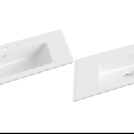 Mexen Otis stalviršyje įmontuojamas praustuvas 71 x 46,5 cm, baltas blizgesys - 25187000