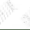 Mexen Velar Duo vonios ekranas 2 dalių stumdomas 140 x 150 cm, grafitas, baltas - 896-140-000-42-20
