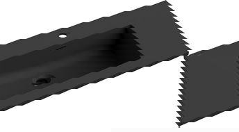 Mexen Otis į stalviršį įleidžiamas praustuvas 81 x 46,5 cm, juoda matinė - 25188071