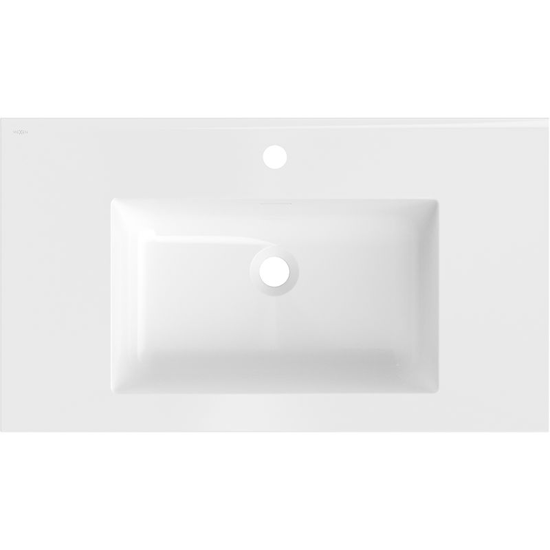Mexen Otis įleistas praustuvas 81 x 46,5 cm, blizgantis balta - 25188000